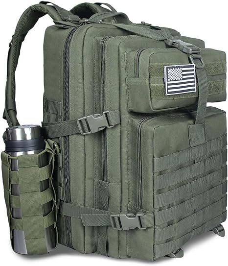 45L Military Tactical Backpack For Men Highland Assault Large Army Pack 3 Day Molle Bug Out Bag W... | Amazon (US)
