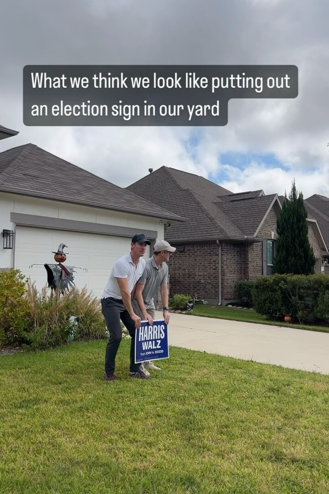 You can’t be subtle in the suburbs…