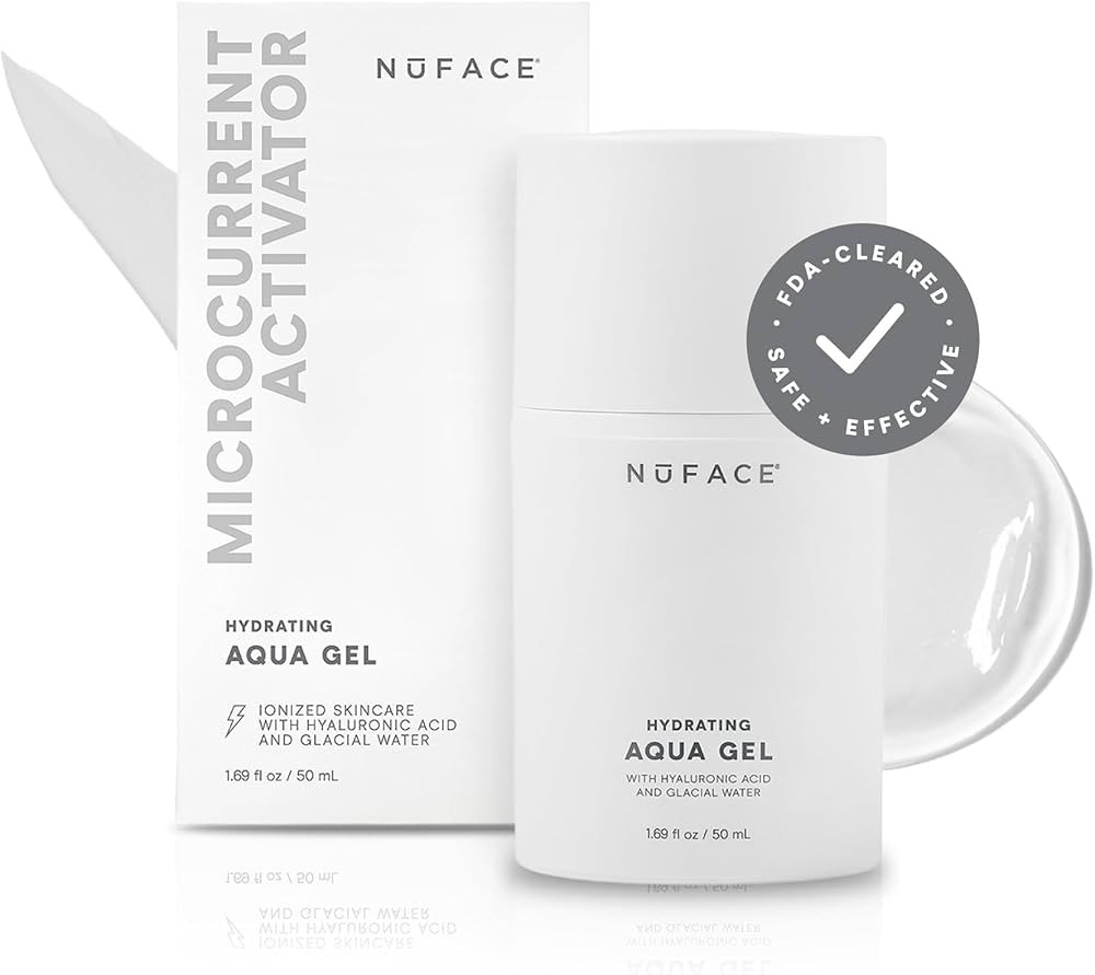 NuFACE Aqua Gel Activator - Microcurrent Conductive Gel & Activator Powered by IonPlex & Hyaluron... | Amazon (US)