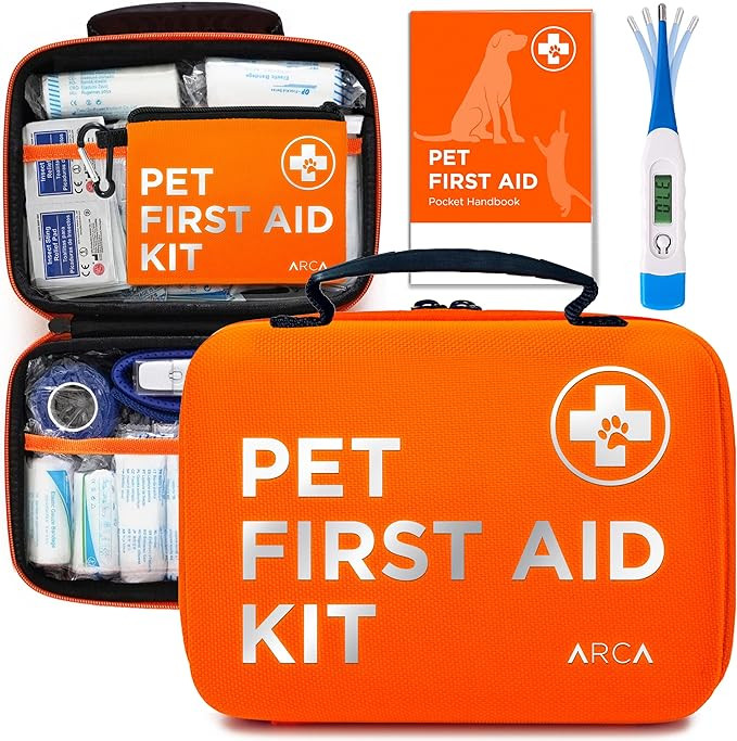 ARCA PET Cat & Dog First Aid Kit for Car - Pet Emergency Kit for Home Office Travel – Dog Campi... | Amazon (US)