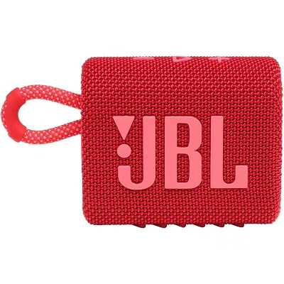 Refurbished: JBL Go 3: Portable Speaker with Bluetooth, Built-in Battery, Waterproof and Dustproof Feature - Red - Manufacturer Refurbished | Target