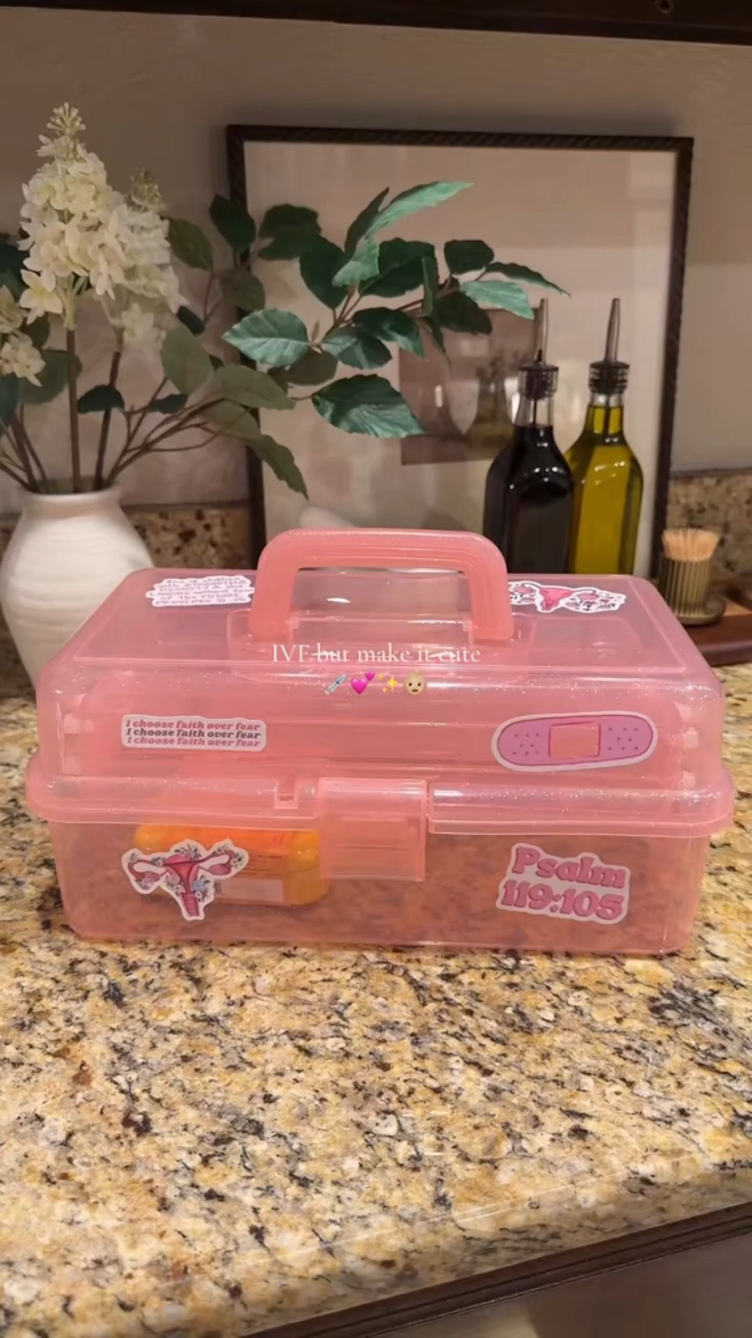 IVF tackle box 📦💉👶🏼🧫🔬✨

#LTKmorningroutine #LTKselfcare #LTKdayinmylife