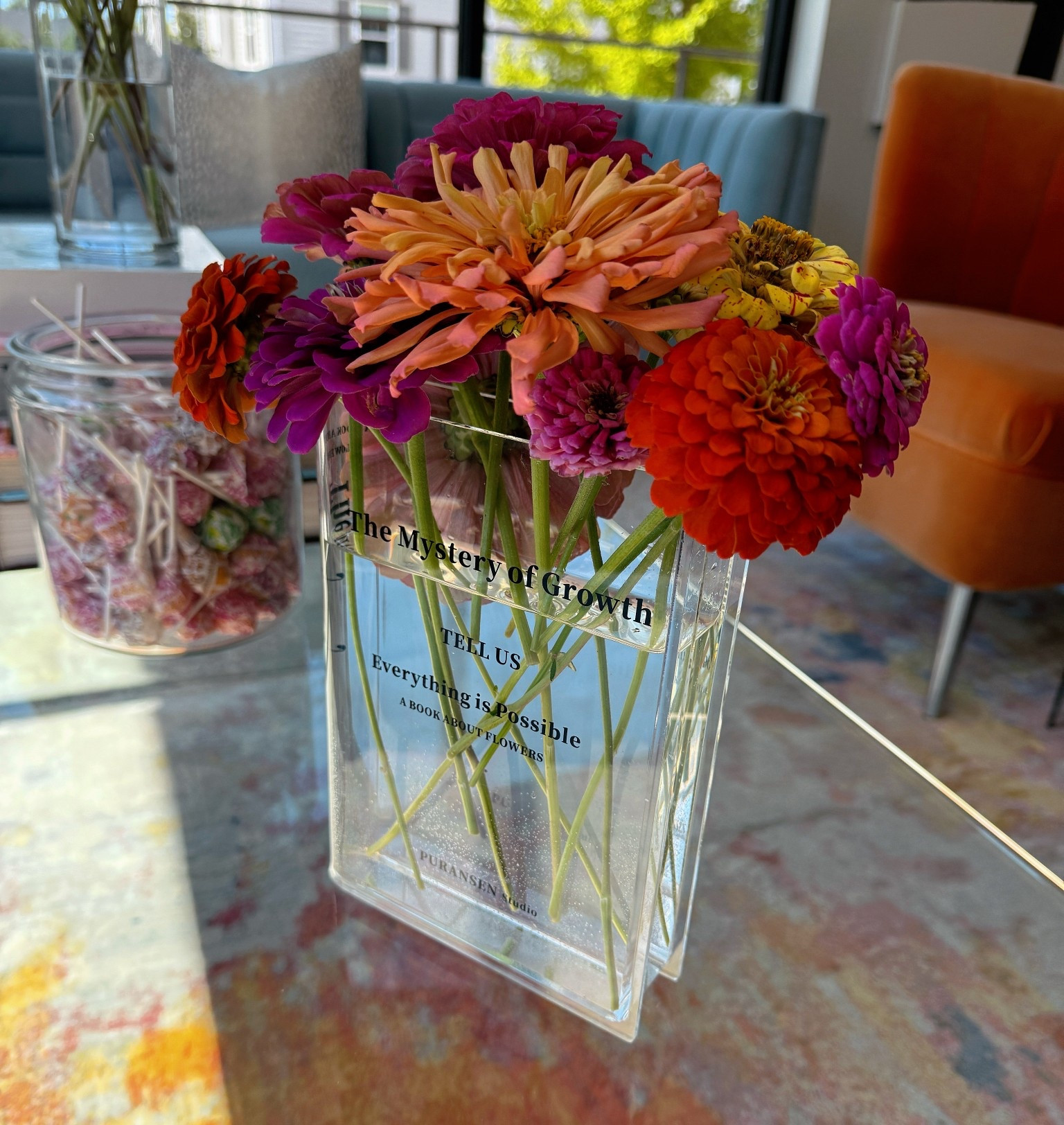 Acrylic book flower vase. 
 

#LTKFindsUnder50 #LTKSeasonal #LTKHome