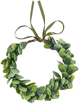 Artificial Green Leaf Crown Eucalyptus Flower Wreath Women Girls Bohemian Headpiece Floral Headba... | Amazon (US)