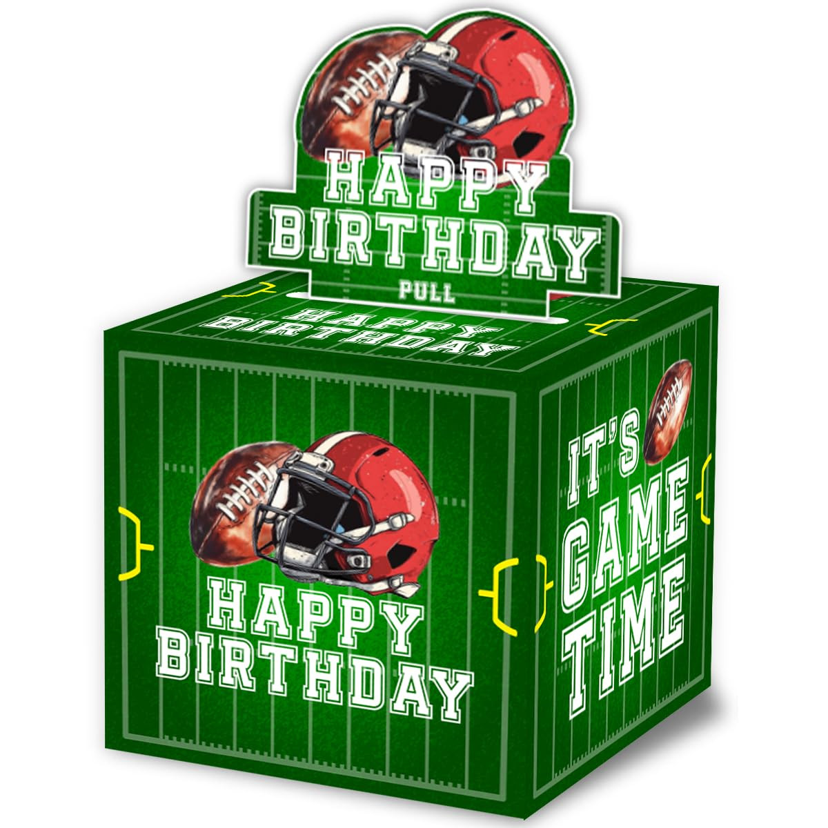 ChillHui Football Birthday Money Gift Boxes for Cash, Sports Football Birthday Money Pull Box for... | Amazon (US)