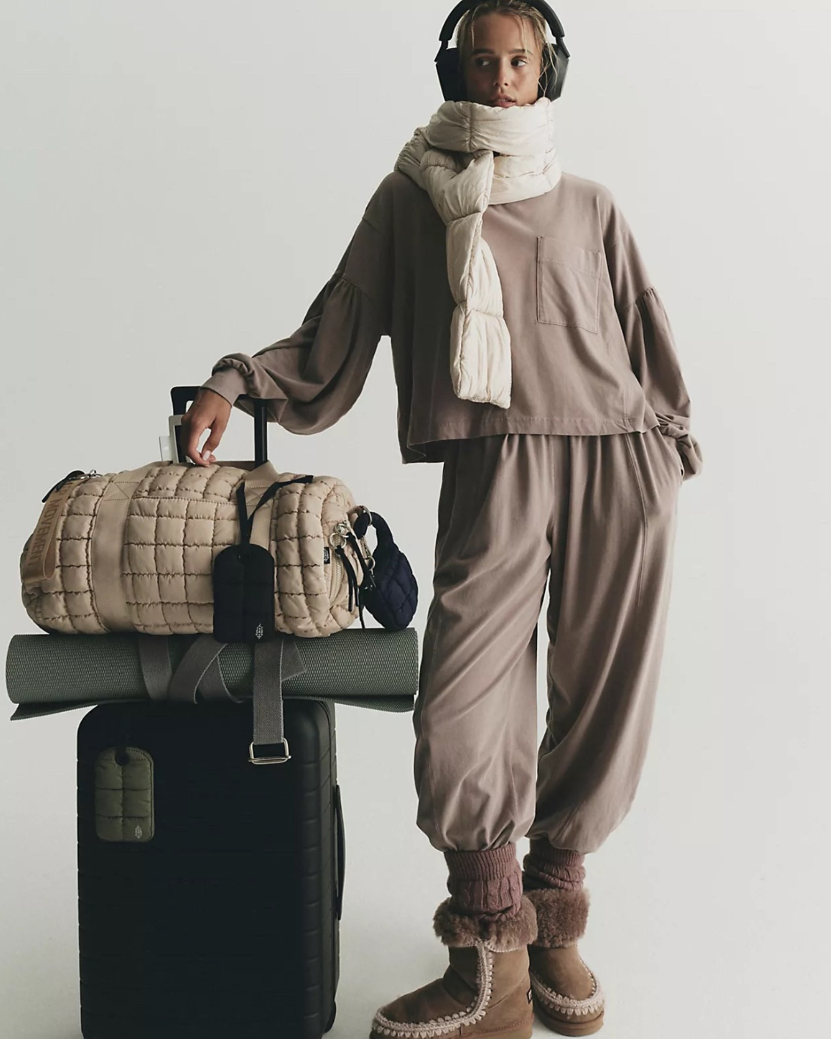 The Free People Hot Shot Recovery Set in Nordic Trail is the definition of cozy-girl winter energy. The soft, breathable fabric + relaxed fit = peak lounge perfection. The matching top and bottom give you that effortless “I have my life together” vibe… even if you’re actually just sipping cocoa and ignoring your inbox. ❄️☕️

Wear it for errands, travel days, cabin weekends, or anytime December tries to test your comfort levels. Free People said cozy, and they meant it.

#LTKHoliday #LTKCyberWeek #LTKGiftGuide