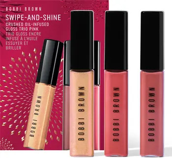 Crushed Oil Infused Hydrating Lip Gloss Trio Holiday Gift Set $66 Value | Nordstrom