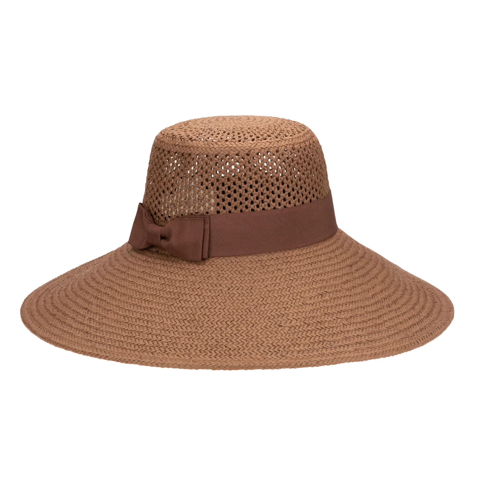 The Clara - Ventilated Woven Round Crown | San Diego Hat Company