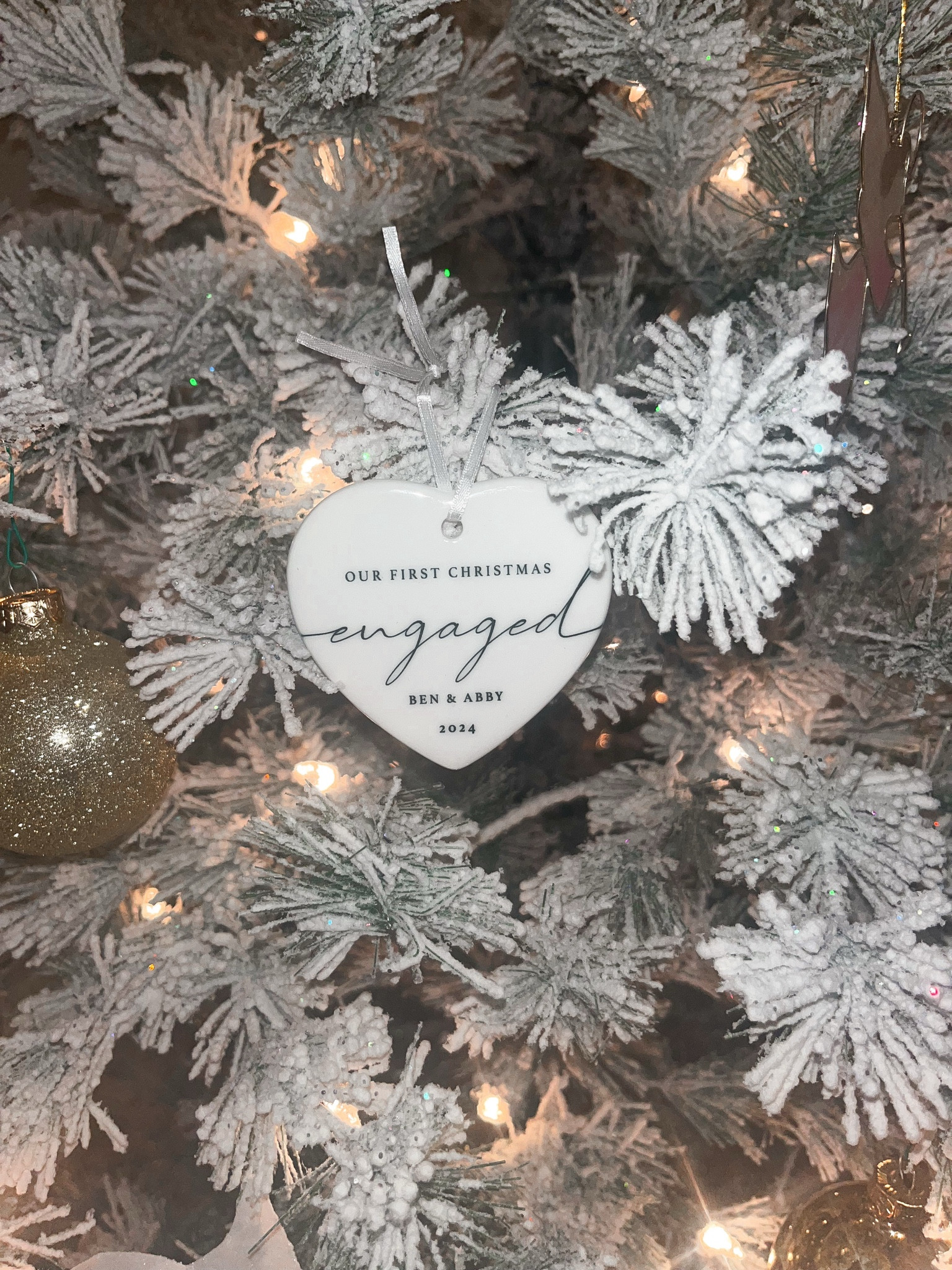 The cutest engagement ornament 🫶🏼 turned out so beautifully! On sale!!

#LTKWedding #LTKSaleAlert #LTKHoliday