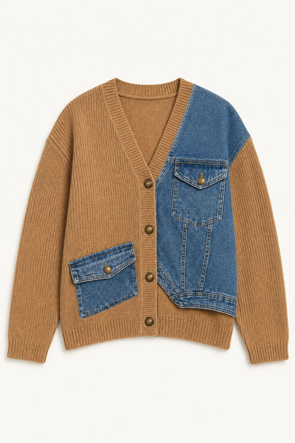 Dana Knit Denim Cardigan | Joh Apparel