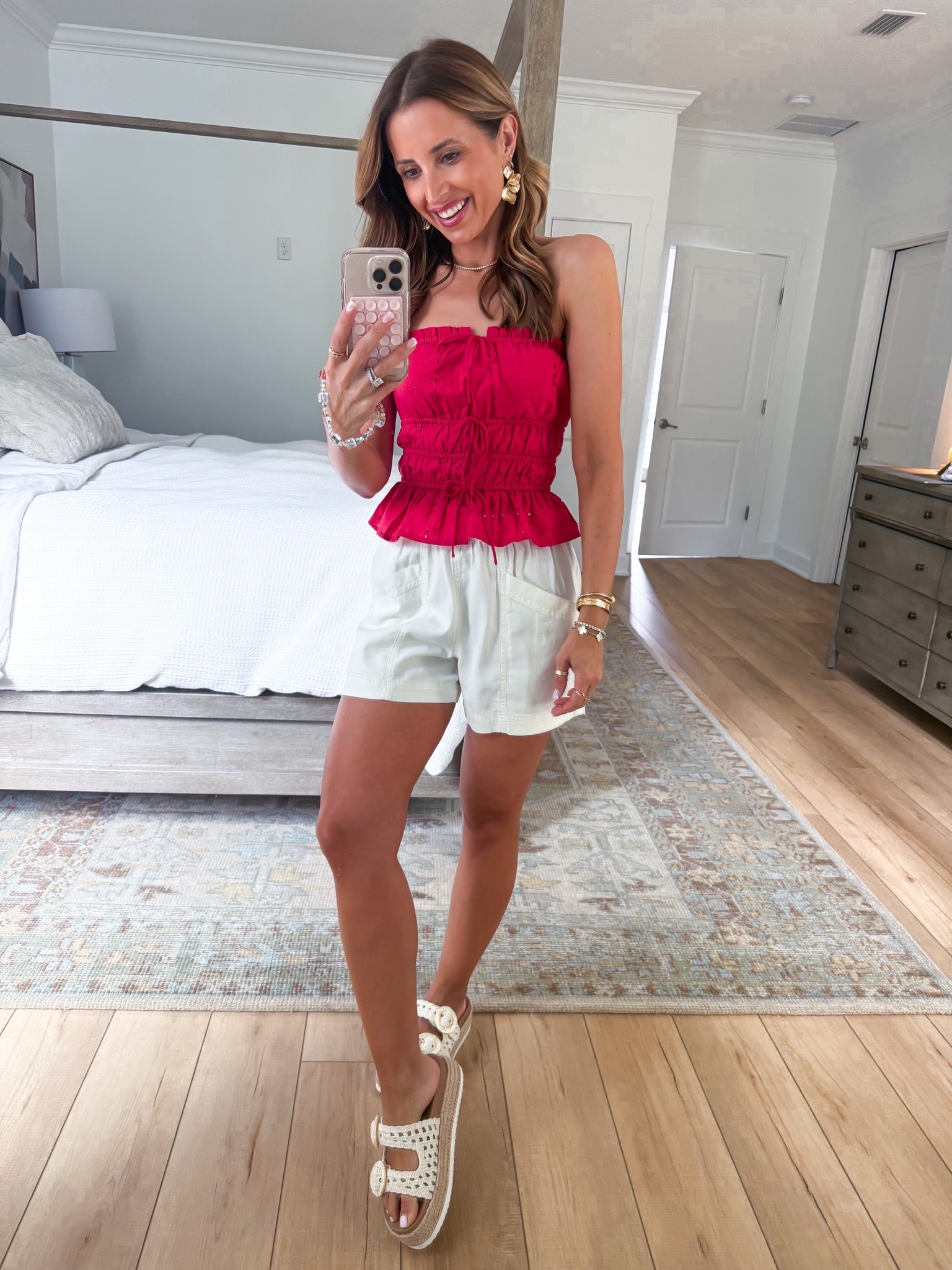 New Target arrivals! Spring and summer outfits from Target.  XXS in top and XS in pull-on shorts. 4th of July weekend. Vacation outfits. Resort wear. Resort outfits. Beach vacation. Cruise outfits.

#LTKootd #LTKTravel #LTKSwim