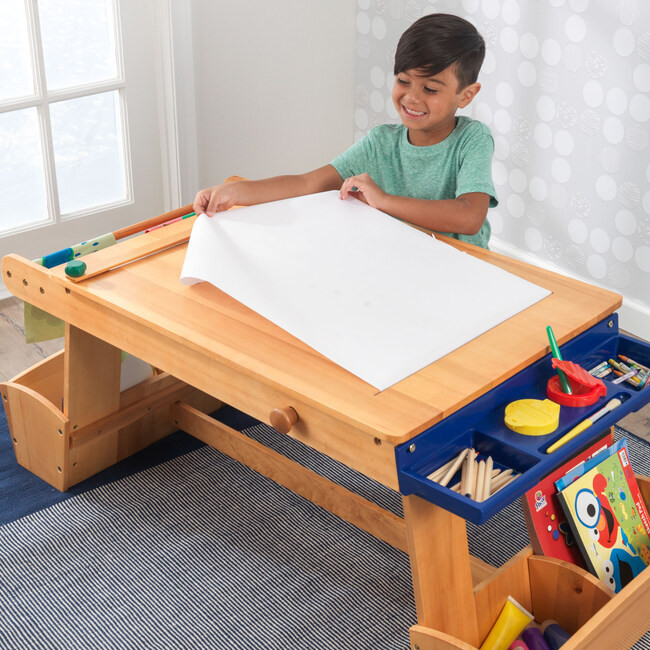 Art Table With Drying Rack & Storage | Maisonette
