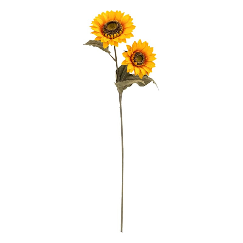 Yellow Sunflower Stem, 33" | At Home