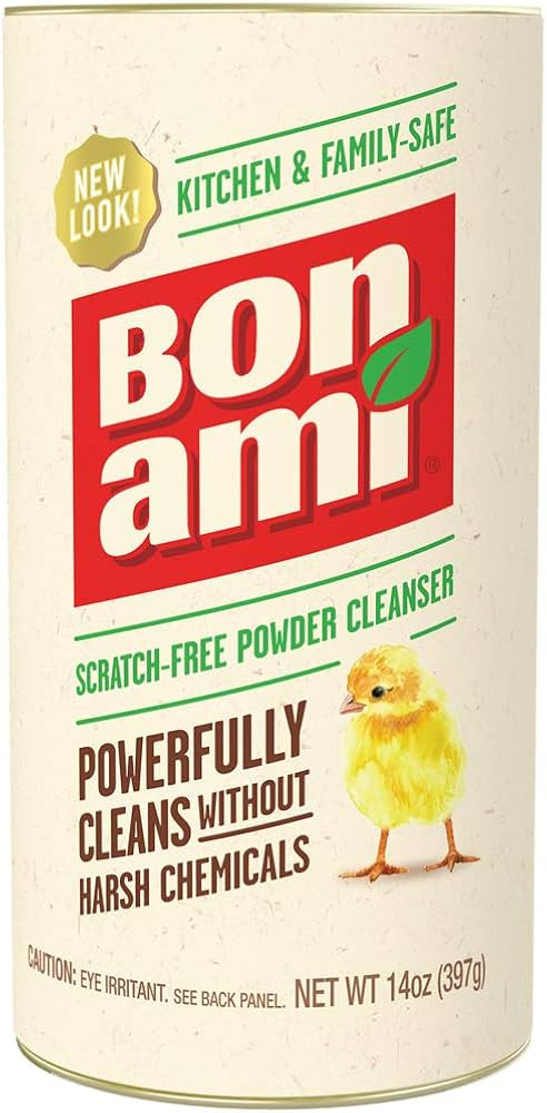 BON AMI Powder Cleanser for Kitchens & Bathrooms - All Types of Surfaces, Cleans Grime & Dirt, Po... | Amazon (US)