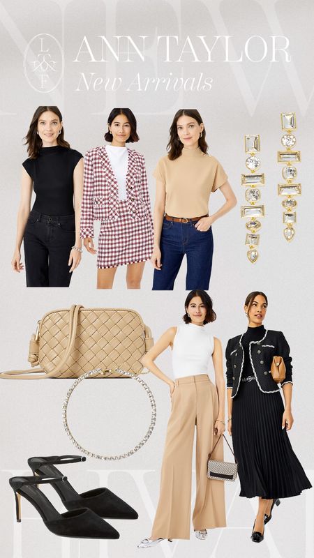 Ann taylor new arrivals. Workwear for women. Fall and winter outfits. Fall style. Seasonal style. Ann taylor accessories. Fall bags. Winter style. Lombard and Fifth  

#LTKSeasonal #LTKworkwear #LTKunder50
