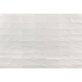 Ivy Hill Tile Strait White 3 in. x 12 in. Matte Ceramic Subway Wall Tile (22-Pieces 5.38 sq. ft. ... | The Home Depot