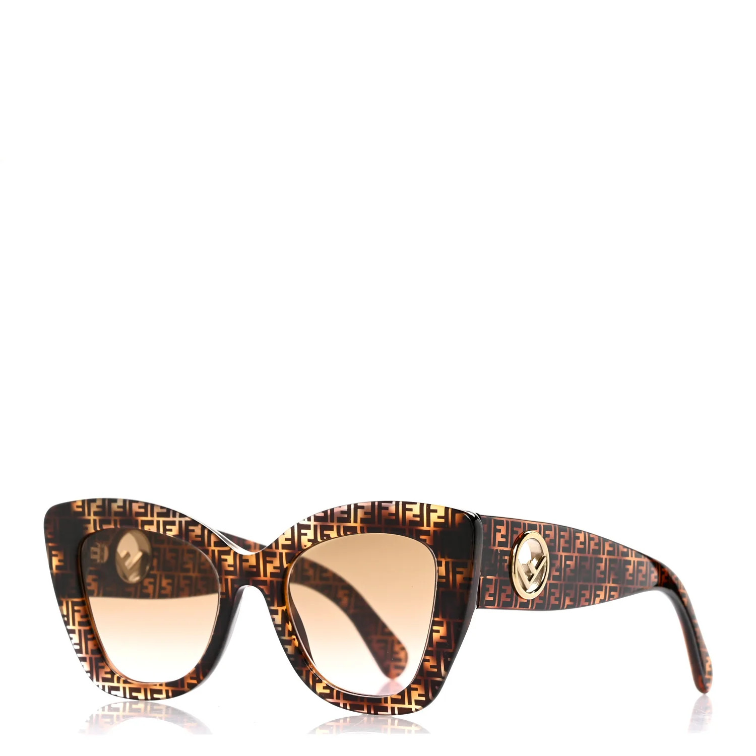 Acetate F is Fendi FF 51mm Cat Eye Sunglasses 0327/S Tortoise Camouflage | FASHIONPHILE (US)
