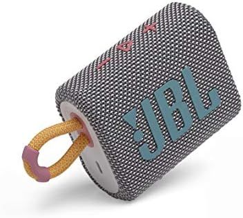 Amazon.com: JBL Go 3: Portable Speaker with Bluetooth, Built-in Battery, Waterproof and Dustproof... | Amazon (US)