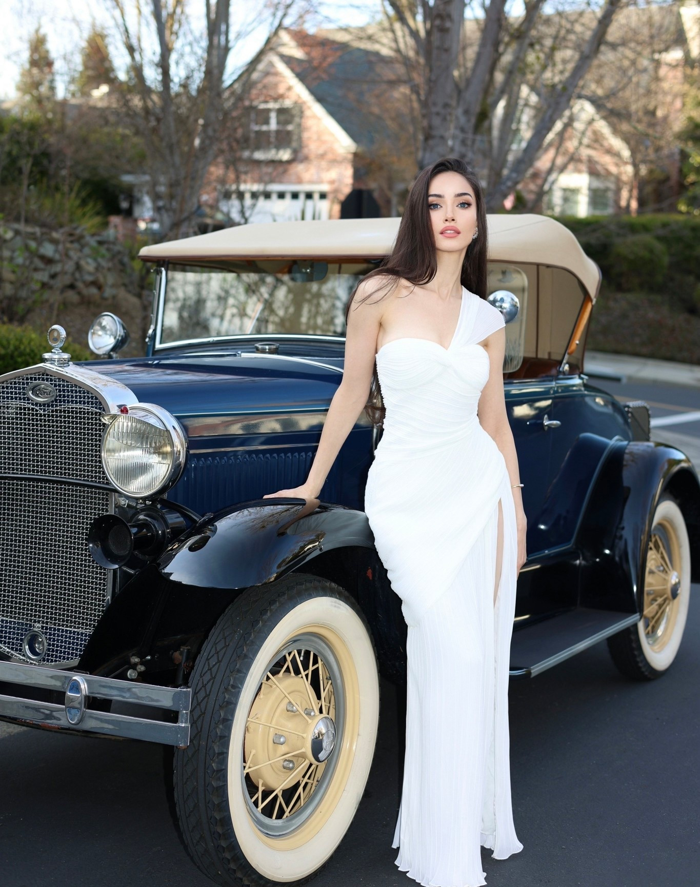 Tamara
Shirred Chiffon Midi Dress - White (XS) 



#whitedress #bridal #maxidress

#LTKOver40 #LTKWedding