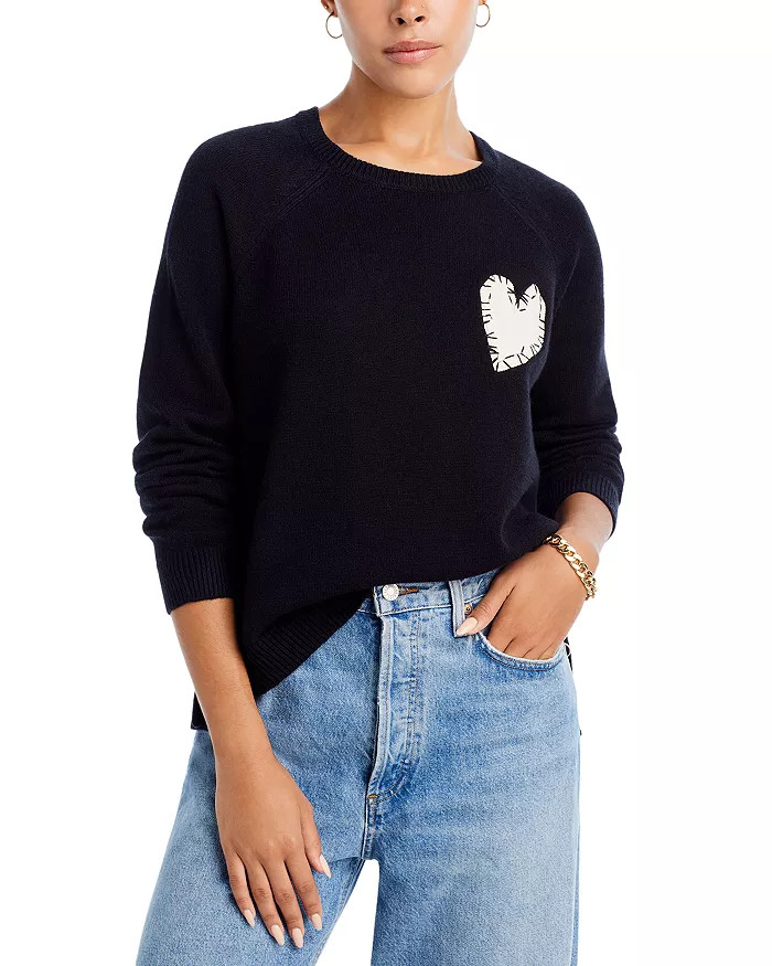 Heart Patch Sweater - 100% Exclusive | Bloomingdale's (US)