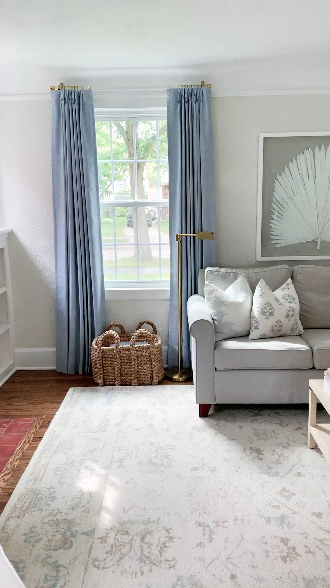 These light blue Amazon curtains have made such a difference in our living room. Love the pop of color!

#LTKHome #LTKFindsUnder100