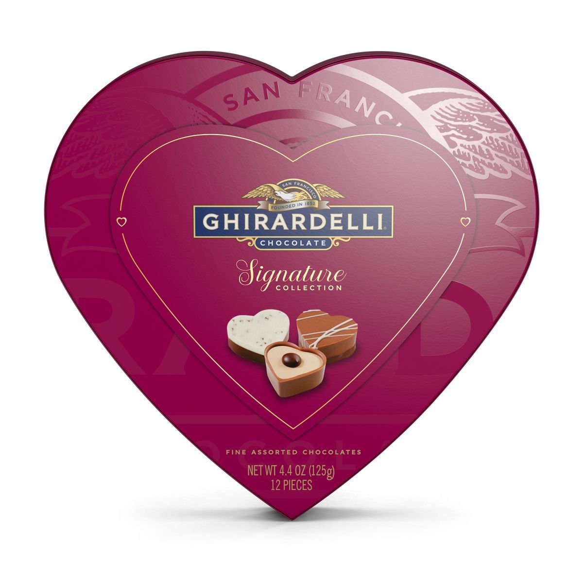 Ghirardelli Valentine's Signature Collection Assorted Chocolates Gift - 4.4oz | Target
