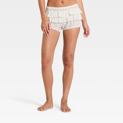Women's Broderie Lace Bloomers - Wild Fable™ White L | Target