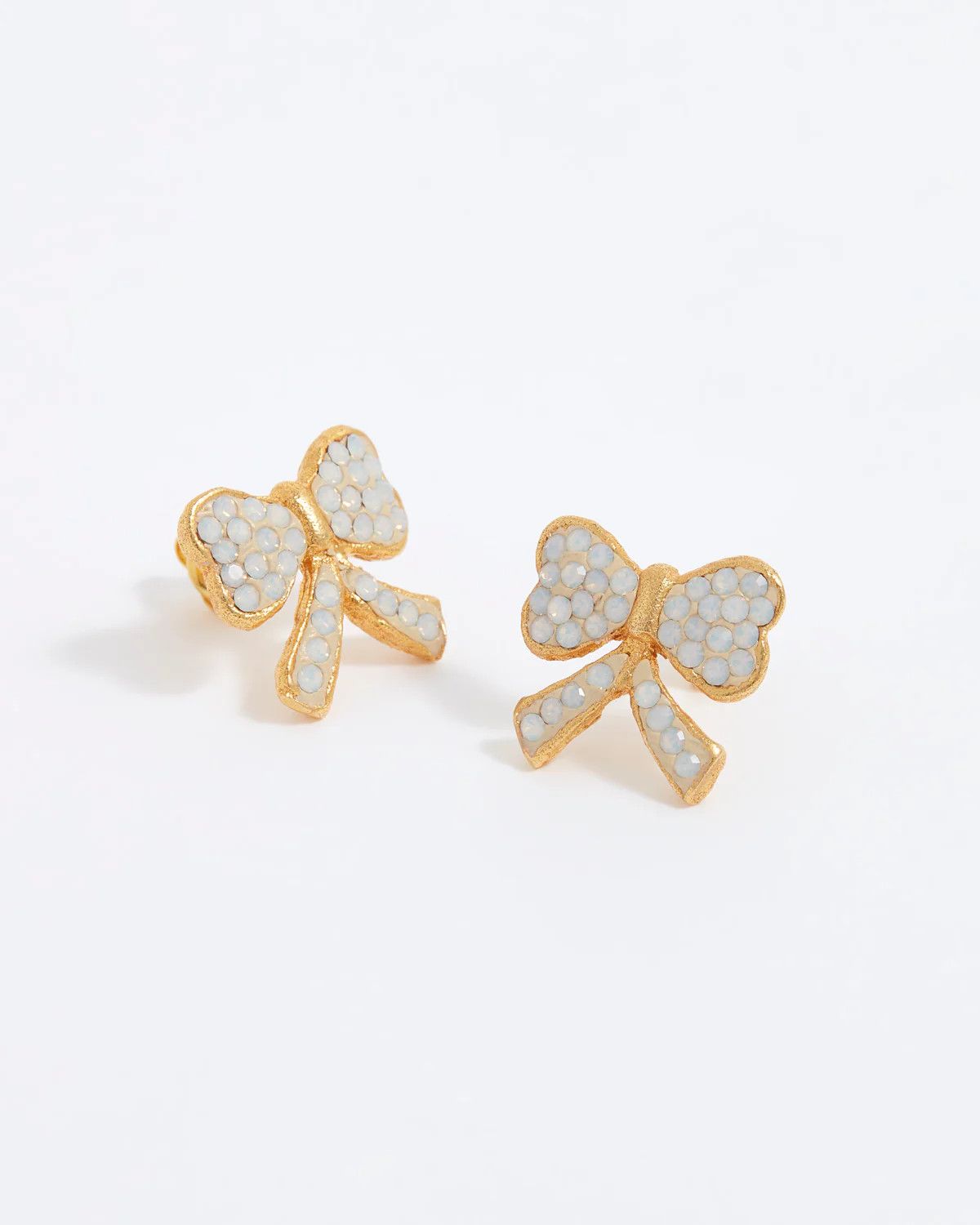 Gold Bow Stud Earrings | Soru Jewellery