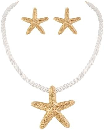 Bocar Starfish Pendant Necklace for Women | Amazon (US)