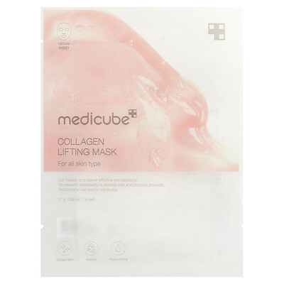 Medicube, Collagen Lifting Beauty Mask, 1 Sheet, 0.95 oz (27 g) | iHerb