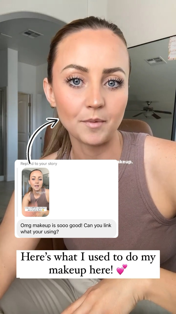 Here’s what I used for my makeup here! No foundation just a mix of two concealers under and on top of my eyes. I also use the brow pen for both brows and eyeliner, and the pink eyeshadow as blush! 

#LTKunder50 #LTKbeauty