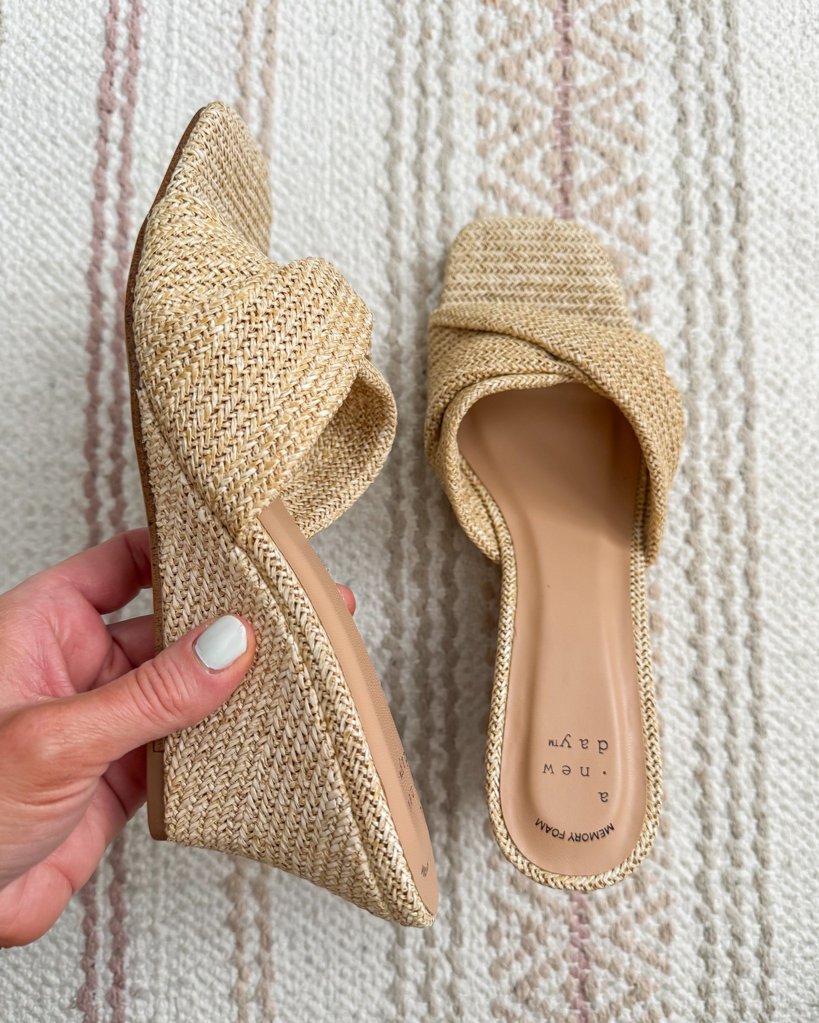 The perfect wedge sandals for spring! @Target 
I sized up a 1/2 size! 

#LTKSeasonal #LTKPetite #LTKOver40