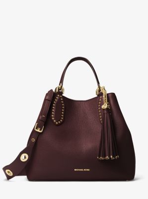 Brooklyn Large Leather Satchel | Michael Kors US