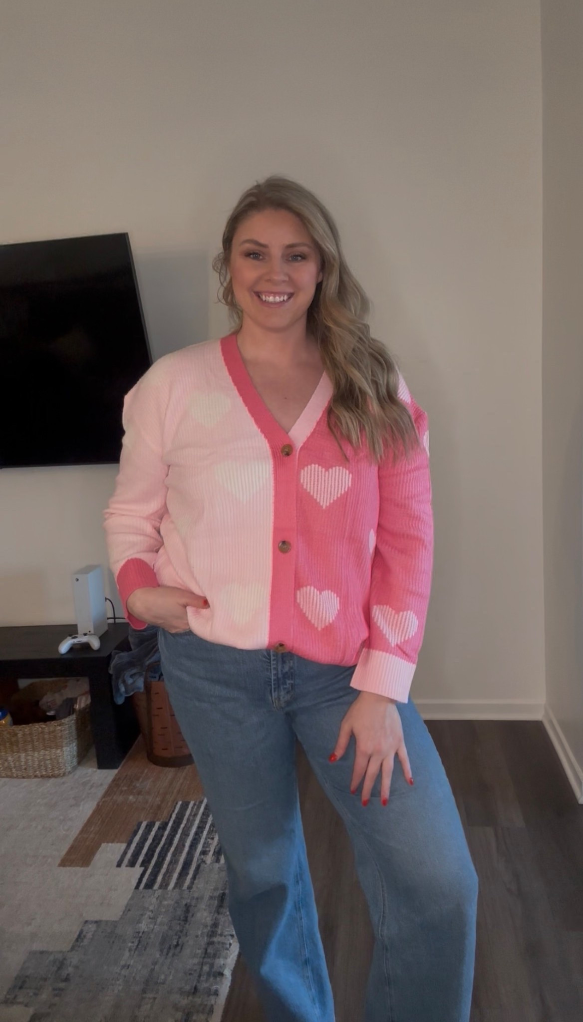 This sweater cardigan was so cute for Valentine’s Day, but I honestly love it for normal days too!

plus size fashion, sweaters, mid size fashion, affordable fashion 

#LTKMidsize #LTKPlusSize