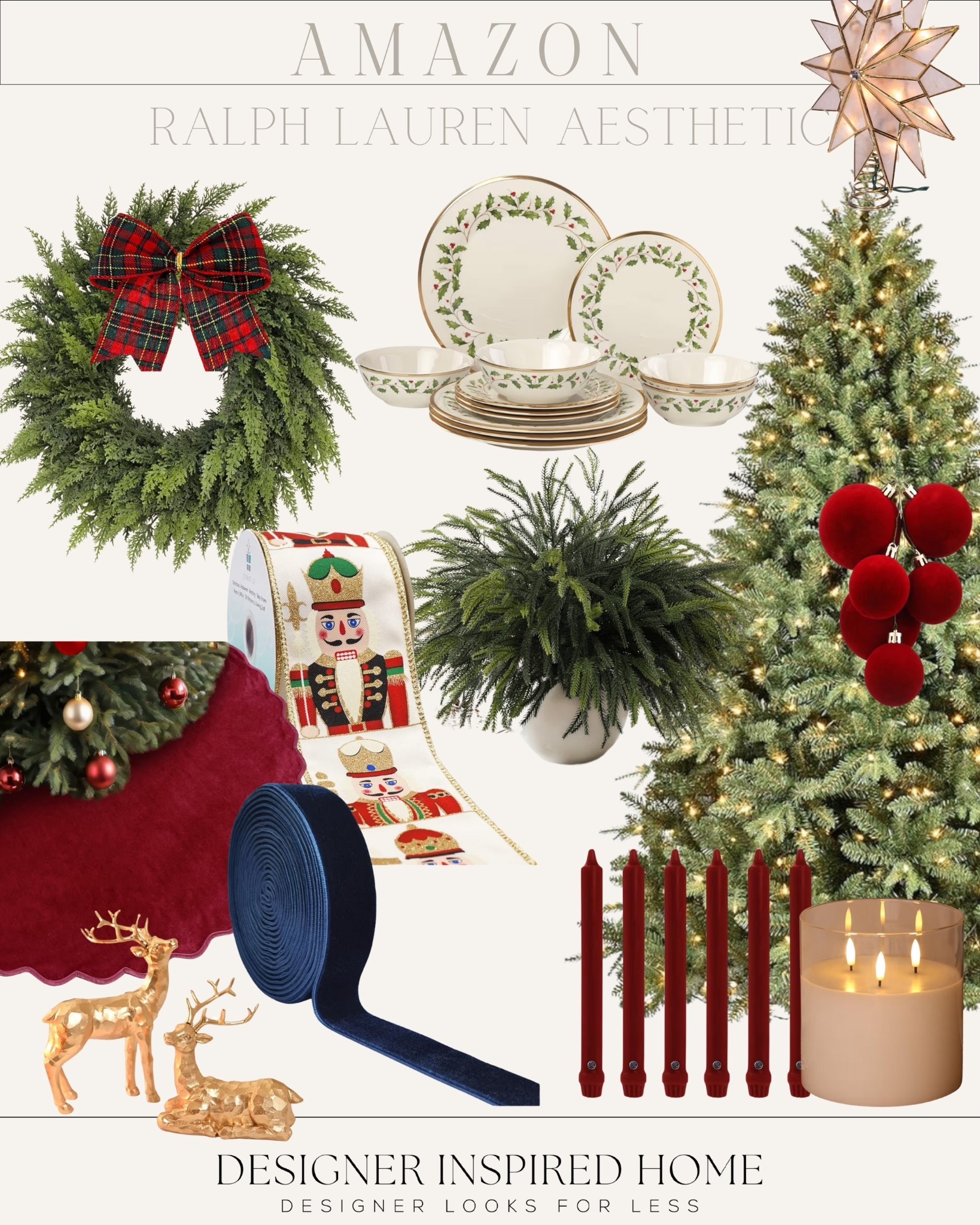 Ralph Lauren aesthetic Christmas finds

#LTKHoliday #LTKSeasonal #LTKHome