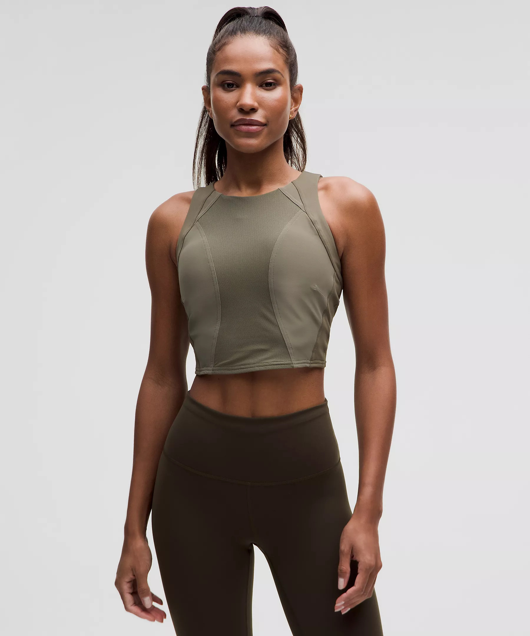 Mesh Panelled Training Shelf Tank Top | Lululemon (US)