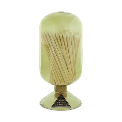 Skeem Glass Match Cloche with Striker - Moss - Includes 120 Small Match Sticks - Perfect Fireplac... | Amazon (US)