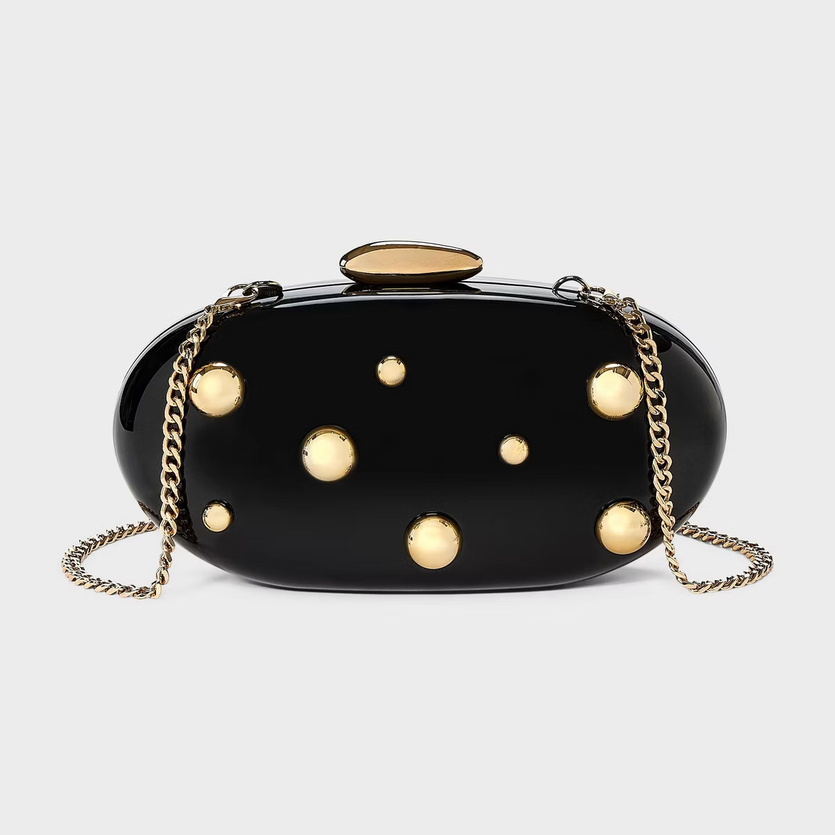 Organic Minaudiere Clutch - A New Day™ Black/Gold | Target