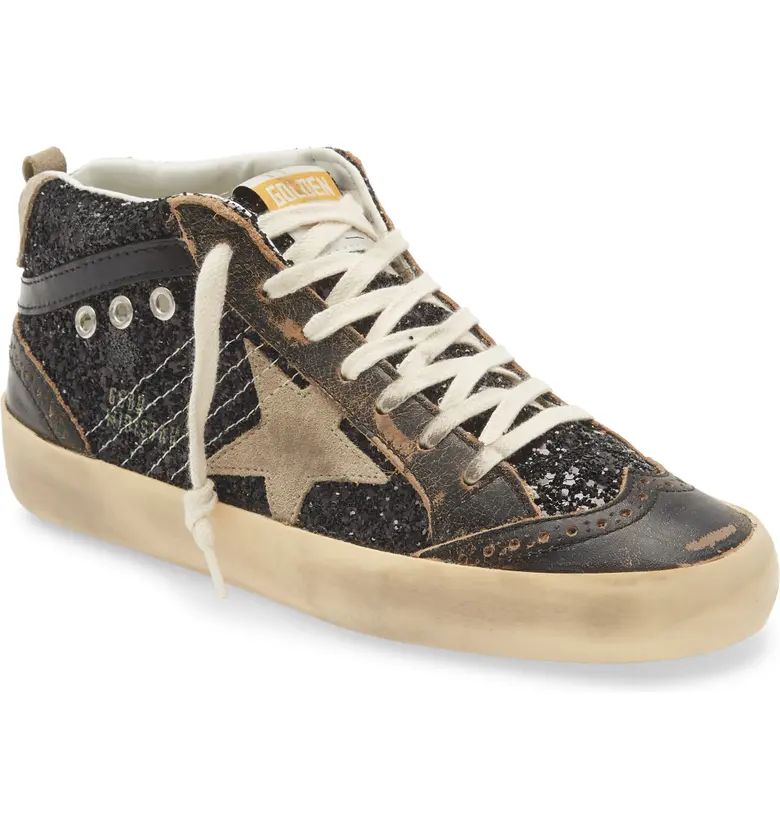 Golden Goose Mid Star Glitter Sneaker | Nordstrom | Nordstrom