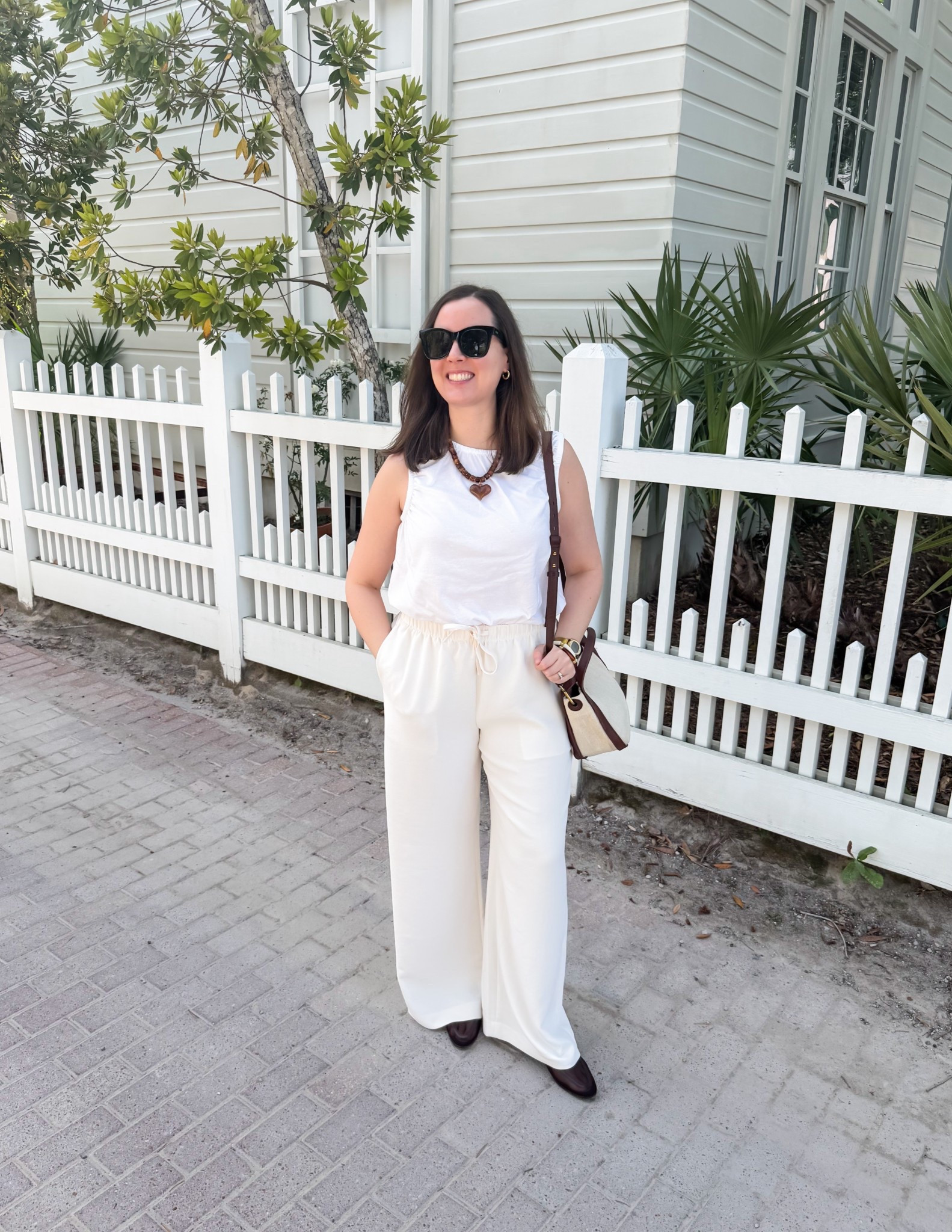 I love an all white look! 👏🏻 These mesh loafers are SO good! I have the regular loafers from this brand and they remain my go-tos. These wrinkle-free pants are the best to travel with, and I’m loving this new bubble hem tank from Target! 

Spring outfit, summer outfits, all white outfit, seaside outfit, lodge pants, Aritzia, target findss

#LTKTravel #LTKootd #LTKSeasonal