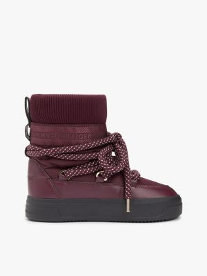 Water-Repellent Lace-Up Snow Boot | Tommy Hilfiger | Tommy Hilfiger (US)