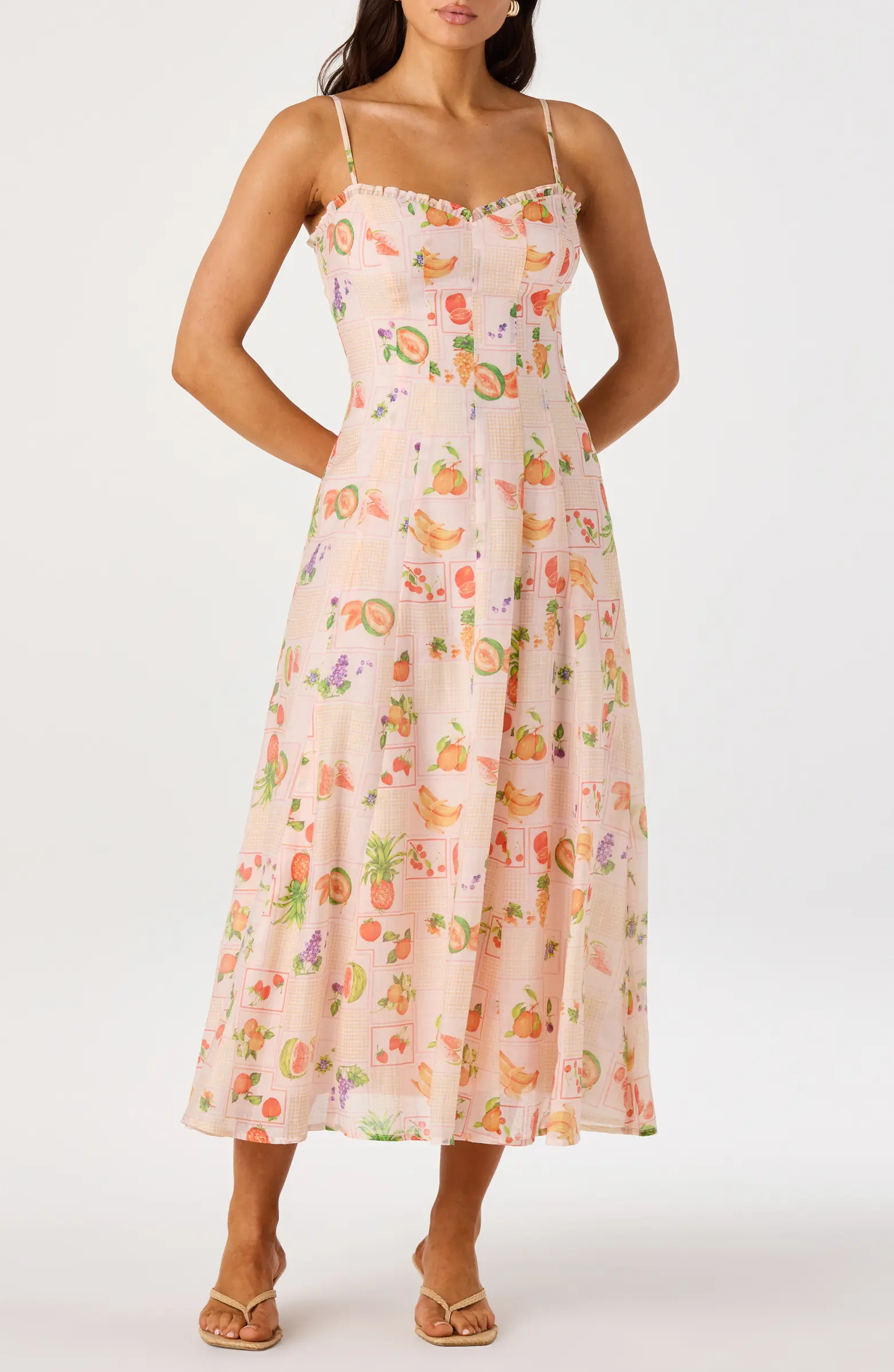 ASTR the Label Jaylynn Ruffle Seamed Dress | Nordstrom | Nordstrom