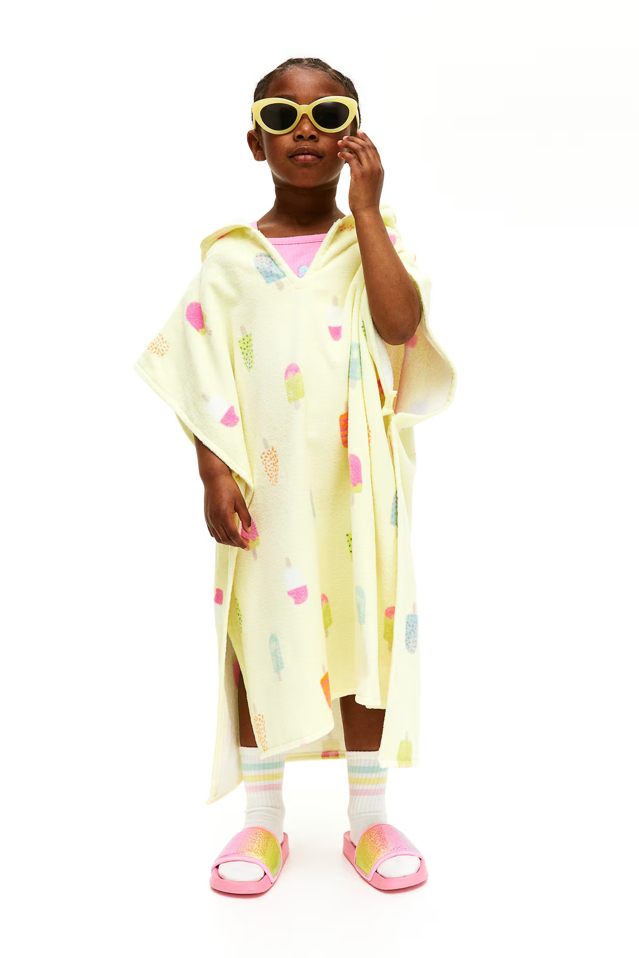 Poncho Towel - Light yellow/ice cream - Home All | H&M US | H&M (US + CA)