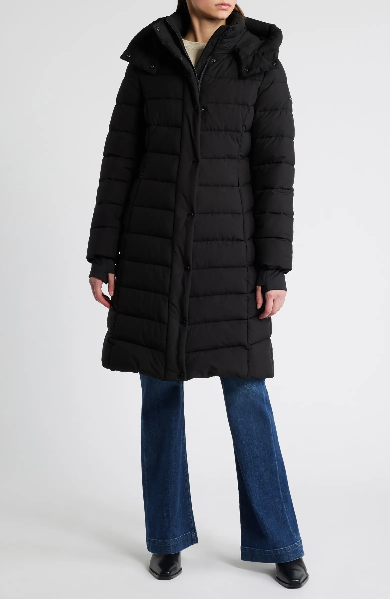 Water Resistant Hooded Puffer Jacket | Nordstrom