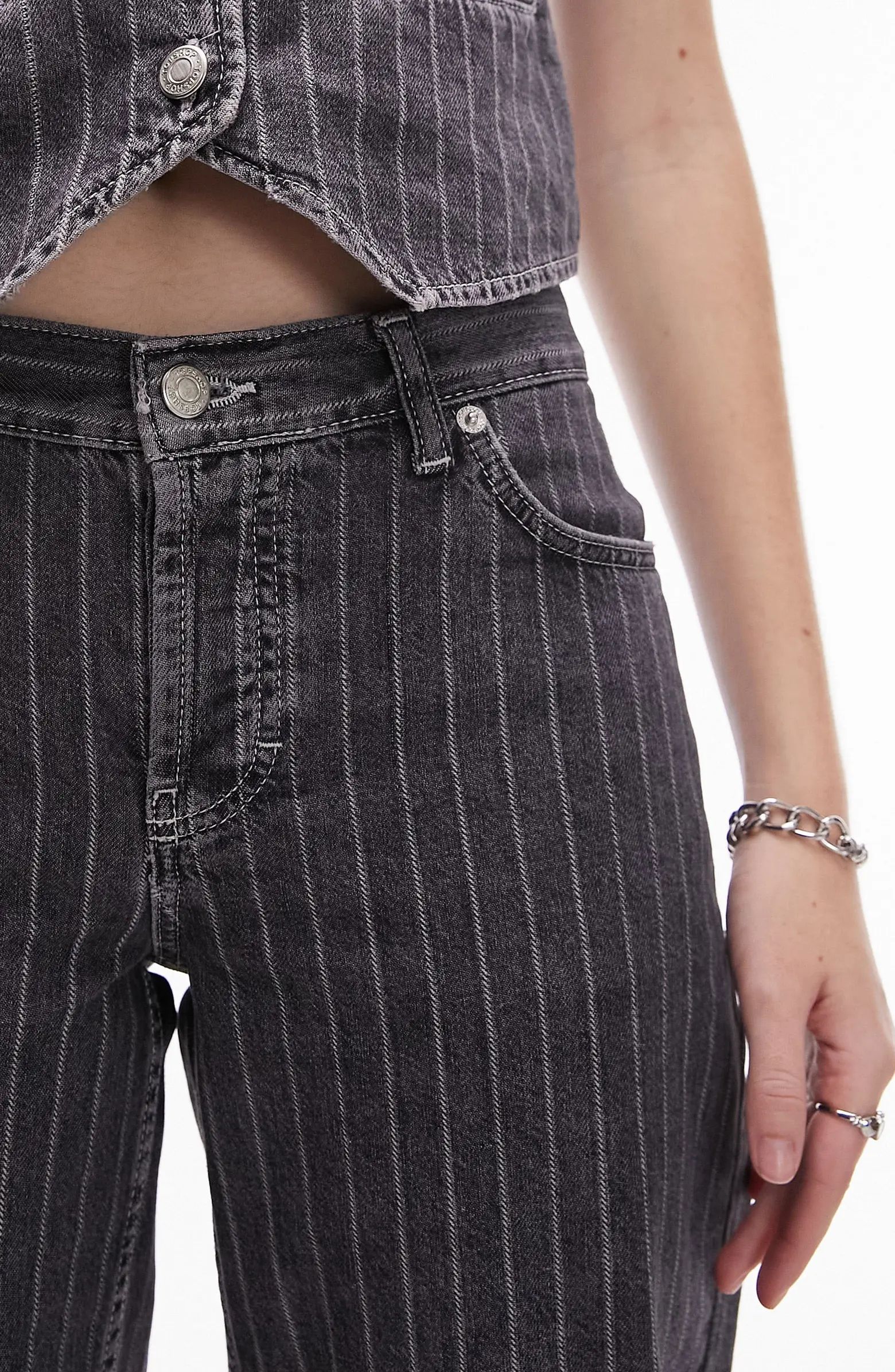Topshop Ember Pinstripe Jeans | Nordstrom | Nordstrom
