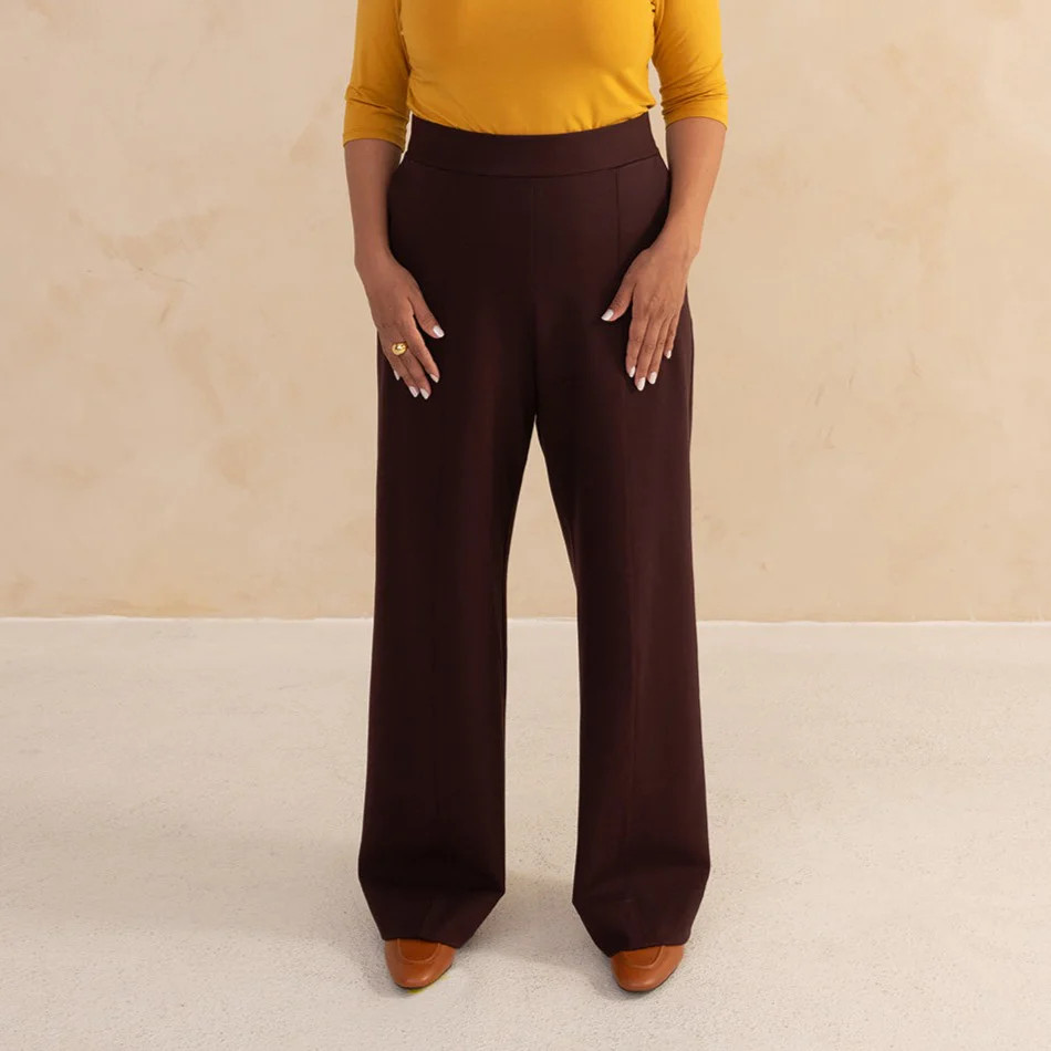 The Tailored Ponte Trouser | Women’s Sustainable Wide Leg Pant | Encircled | Encircled