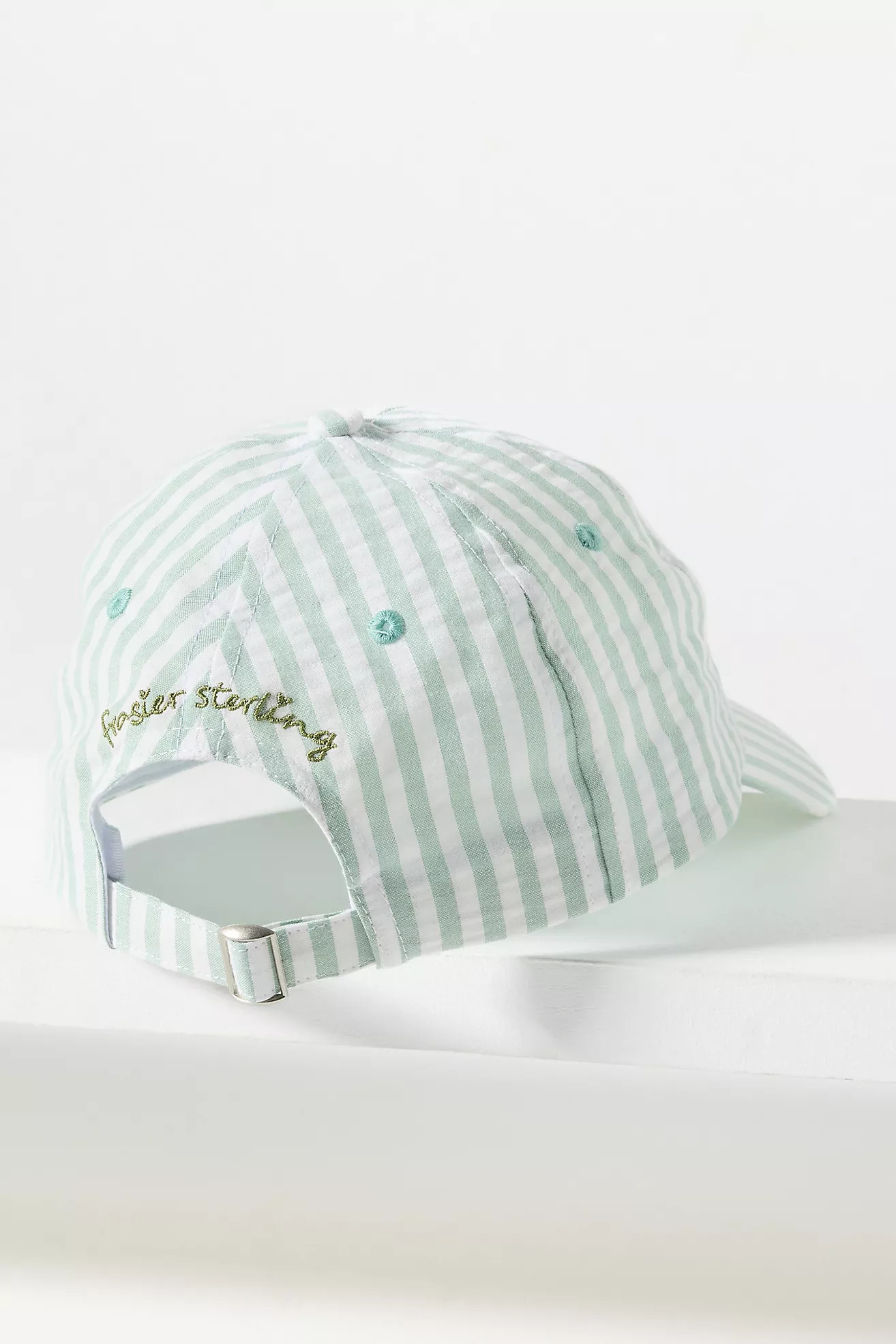 Frasier Sterling Seersucker Baseball Cap | Anthropologie (US)