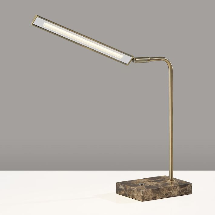 Marble Task LED Desk Lamp | West Elm (US)