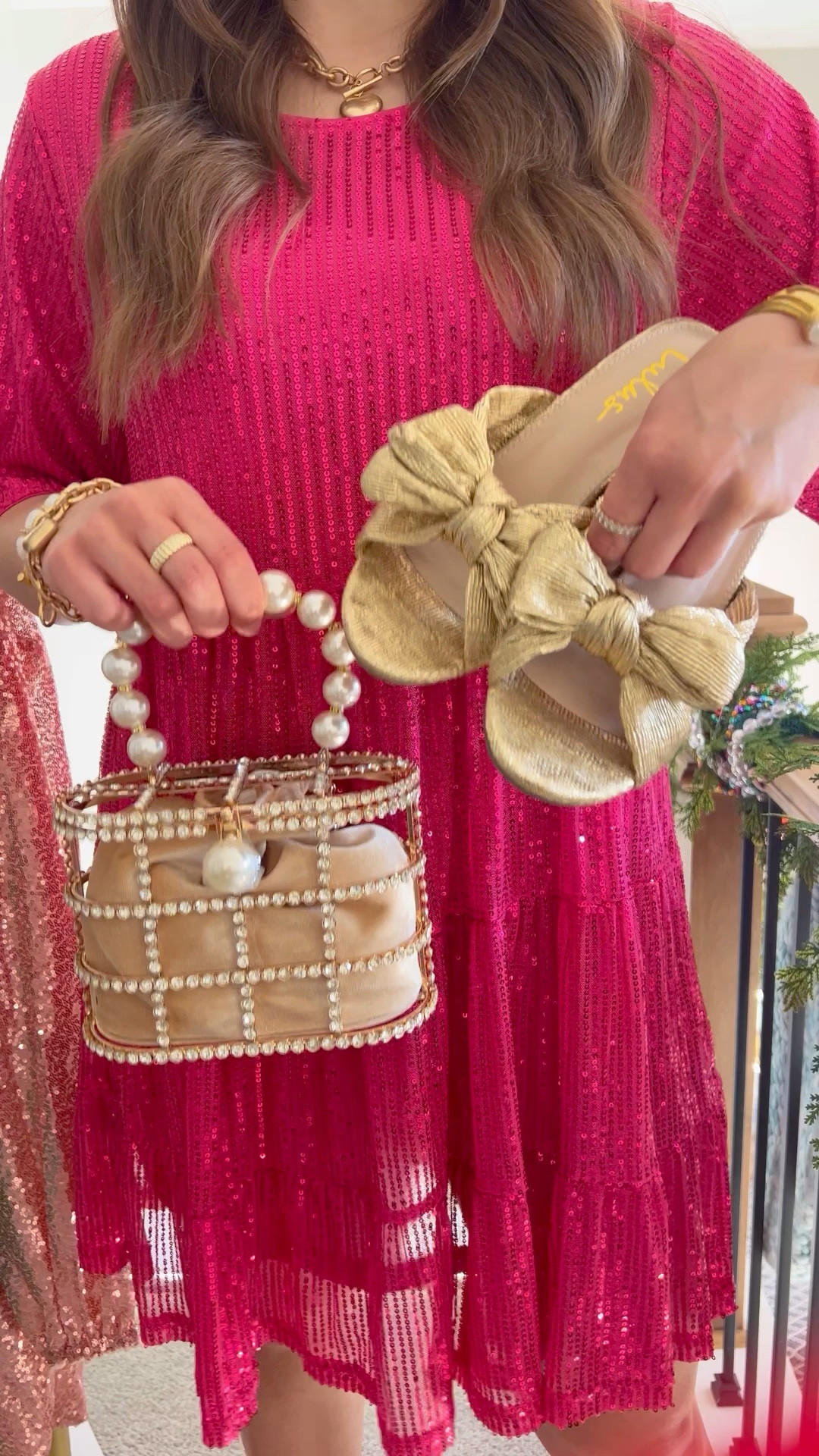 Amazon sequin dress, amazon christmas dress, amazon holiday dress, christmas outfit, holiday outfit, holiday party outfit, bow heels, loeffler Randall, christmas party outfit, New Year’s Eve dress, nye dress, new years dress

Love this sequin dress from Amazon!🎀 wearing size M. These shoes are an amazing look for less and this bag is so pretty!😍 

#LTKShoeCrush #LTKFindsUnder50 #LTKHoliday