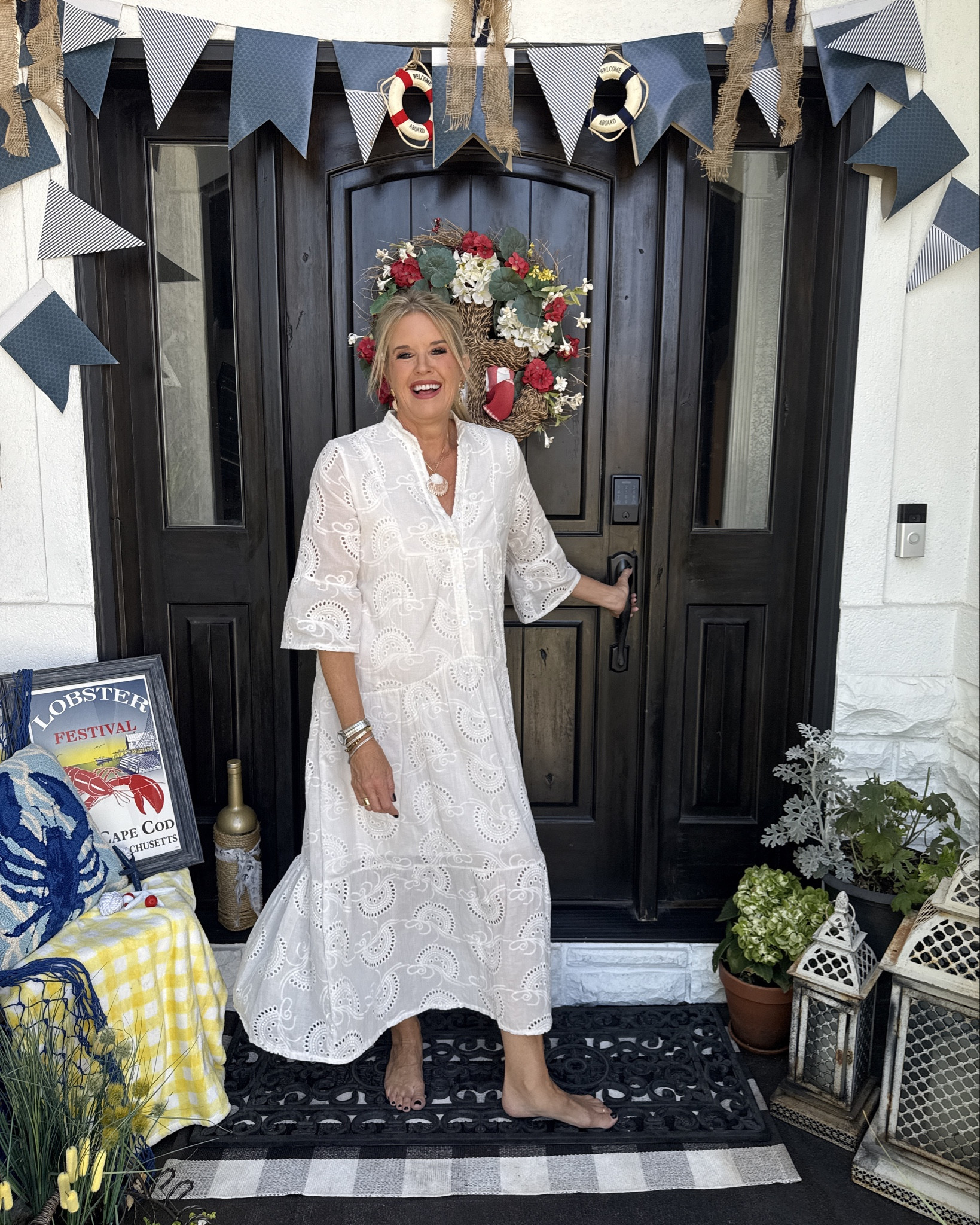 Amazon Find

Coastal Grandmother
White eyelet dress tts $45
Fully lined 

Sea shell earrings 
Sea shell necklace 

#LTKOver40 #LTKFindsUnder50 #LTKStyleTip